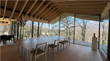 母屋ダイニング／南西方向を撮影