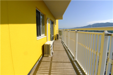 南側バルコニー/東方向を撮影