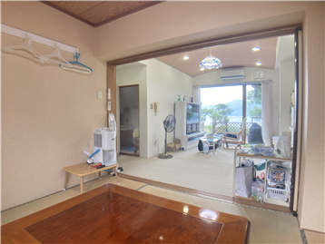 ＬＤＫと和室は襖を開けて一体利用可能です