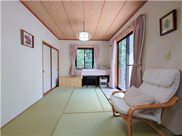 二面開口で明るい和室