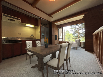 LDK（家具・家電等はCGです。）※リフォーム・補修等前