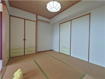 和室を北角より撮影