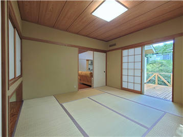 和室1の南角よりLDK方向