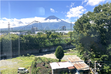 浴室からの眺望（南西方向に富士山を望みます。）