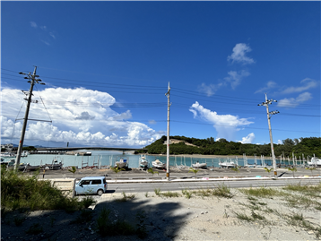 敷地から北東方向を撮影