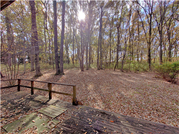 ウッドデッキより南方向の眺望