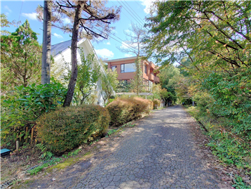 南西側約5.0ｍ幅の接面道路