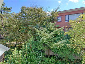 和室2より望む南東方向の眺望