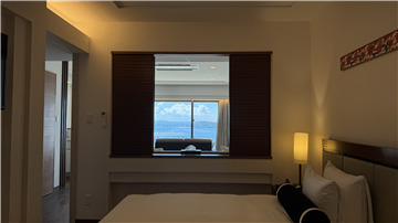 ベッドルームからの眺望