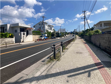 国道58号（おんなサンセット海道）まで約4m