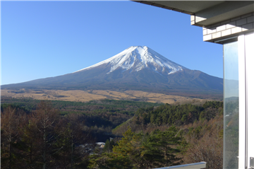 洋室２から望む富士山