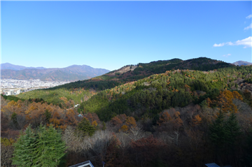 浴室から北方向の眺望