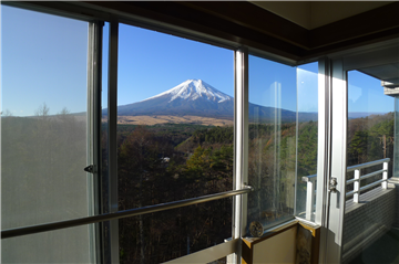 洋室１から望む富士山