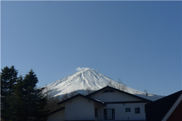 洋室１から望む富士山
