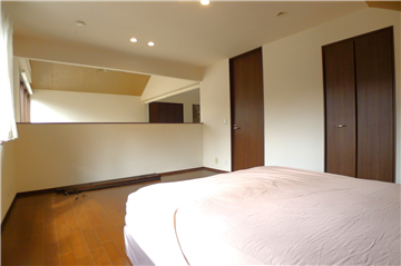 洋室1（北西側の壁は腰壁です。）