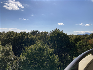 バルコニーより南西方向の眺望