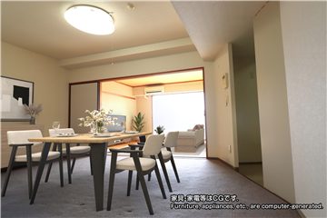 LDKと和室／家具・家電等はCGです。