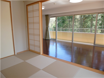 和室から南東方向を撮影