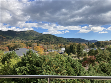 バルコニーから東方向の眺望