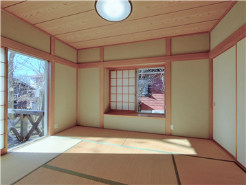 和室をLDK側より