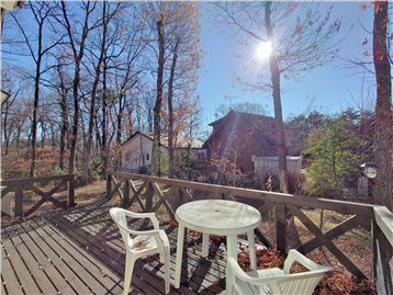 ウッドデッキより東方向の眺望