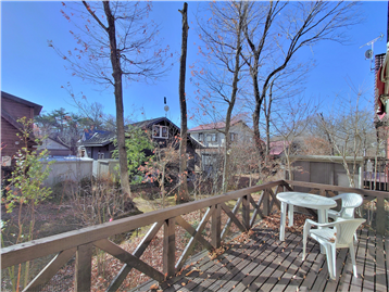 ウッドデッキより南方向の眺望