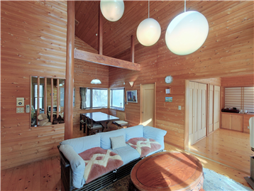 LDKの南側角よりDK方向