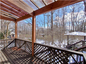 ウッドデッキより東方向の眺望