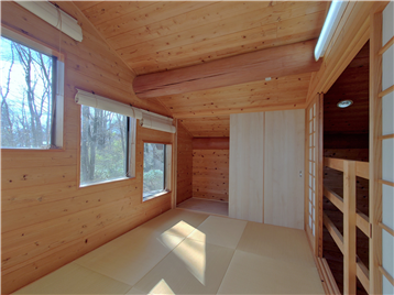 採光豊かな和室2