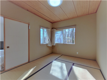 和室2を北側角より