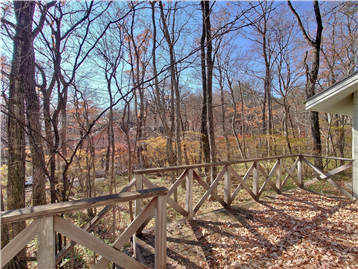 ウッドデッキより東方向の眺望