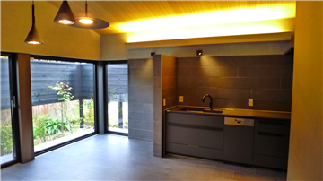 LDK(キッチン方向を撮影)