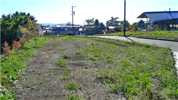 敷地南西方向を撮影