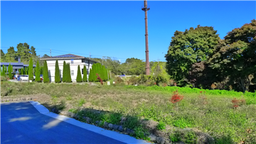 敷地北東方向を撮影