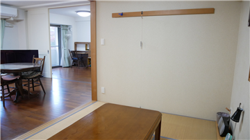 和室からLDK方向を撮影