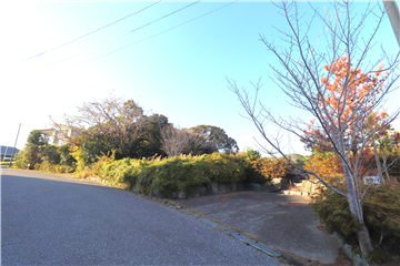 敷地南側　接道の様子