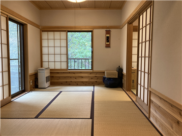 ２面開口の取れる約６．０畳の和室１