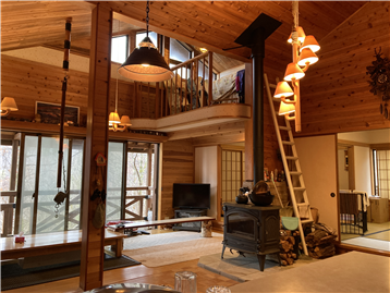 薪ストーブ付のＬＤＫ