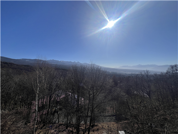 八ヶ岳・南アルプス眺望 / リビング窓より南東方向を撮影