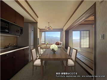 LDK ※リフォーム・補修等工事前 ※家具・家電等はCG