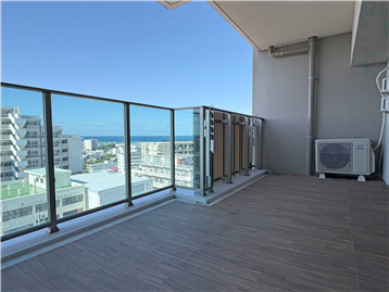 オーシャンビューのバルコニー