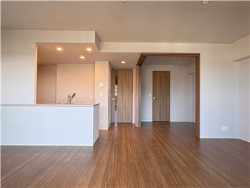 LDK（約16.8畳）と洋室3（約4畳）は一体利用可