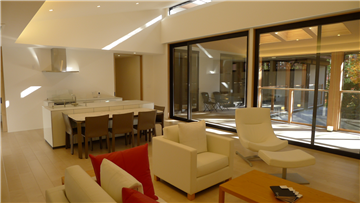 LDK(キッチン方向を撮影）