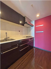 壁付けタイプのキッチン