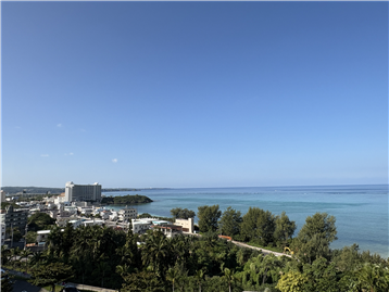 バルコニーからの西側眺望