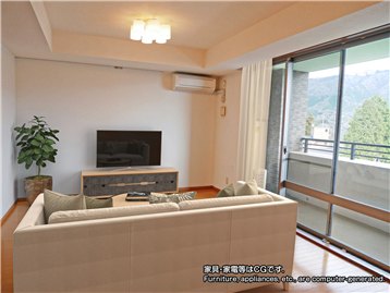 リビング（家具・家電等はCGです）