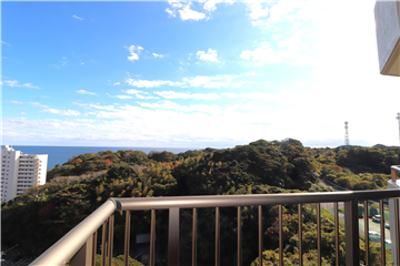 バルコニーからの眺望(南方向)