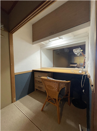 和室1のカウンター