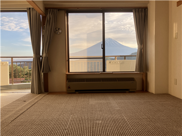 LDK内畳スペースからの眺望