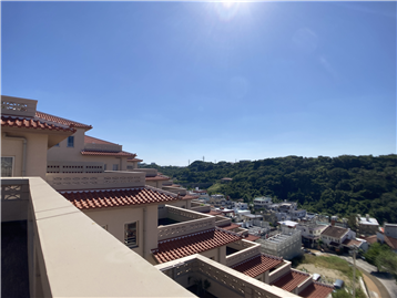 ルーフバルコニーからの眺望/南方向を撮影